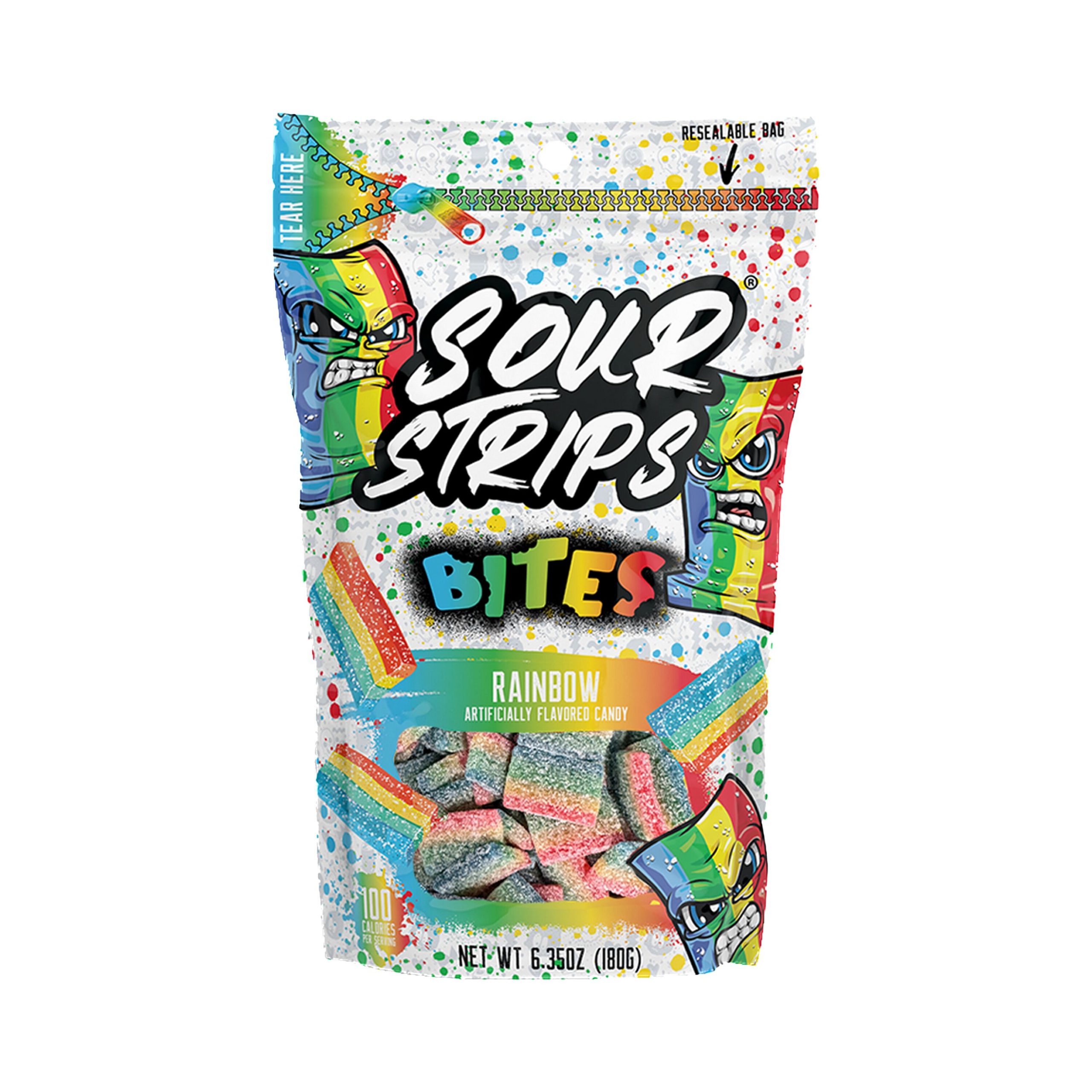 Sour Strips Rainbow Bites Candy Bag, 6.35oz - THE HERSHEY COMPANY