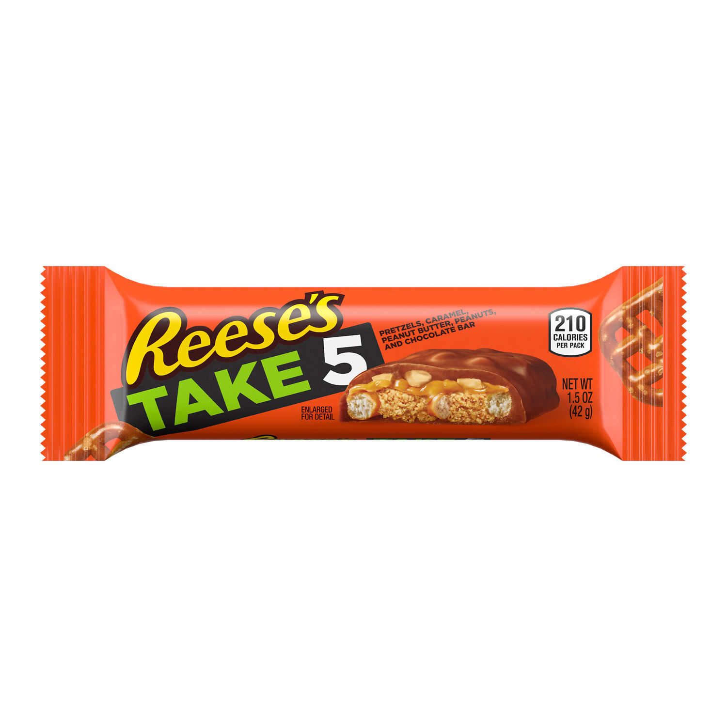 REESE’S TAKE 5 Pretzel, Peanut and Chocolate Candy Bars, 1.5 oz (18 Count) - THE HERSHEY COMPANY