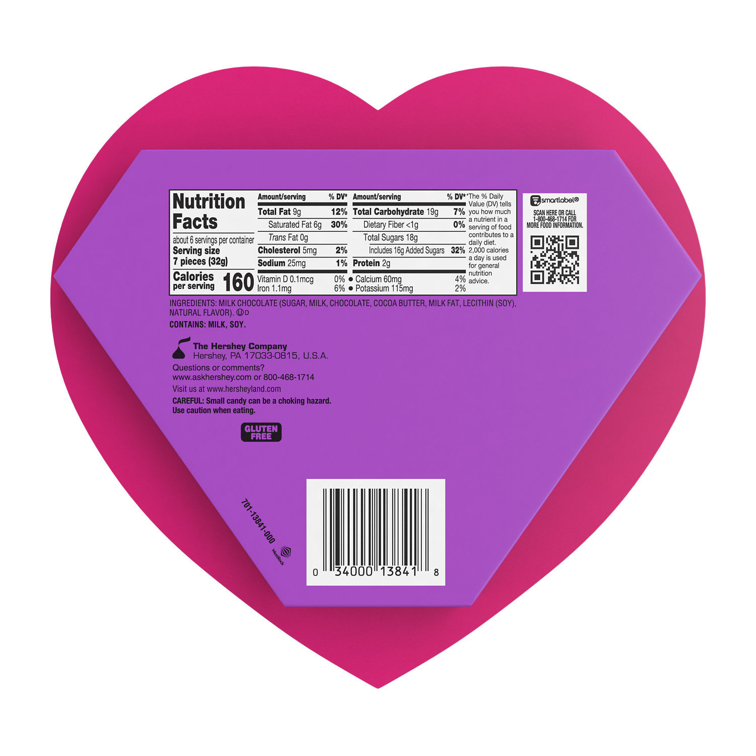 HERSHEY’S KISSES Milk Chocolate Snoopy™ and Friends, Valentine’s Day, Candy Gift Box, 6.5 oz - THE HERSHEY COMPANY